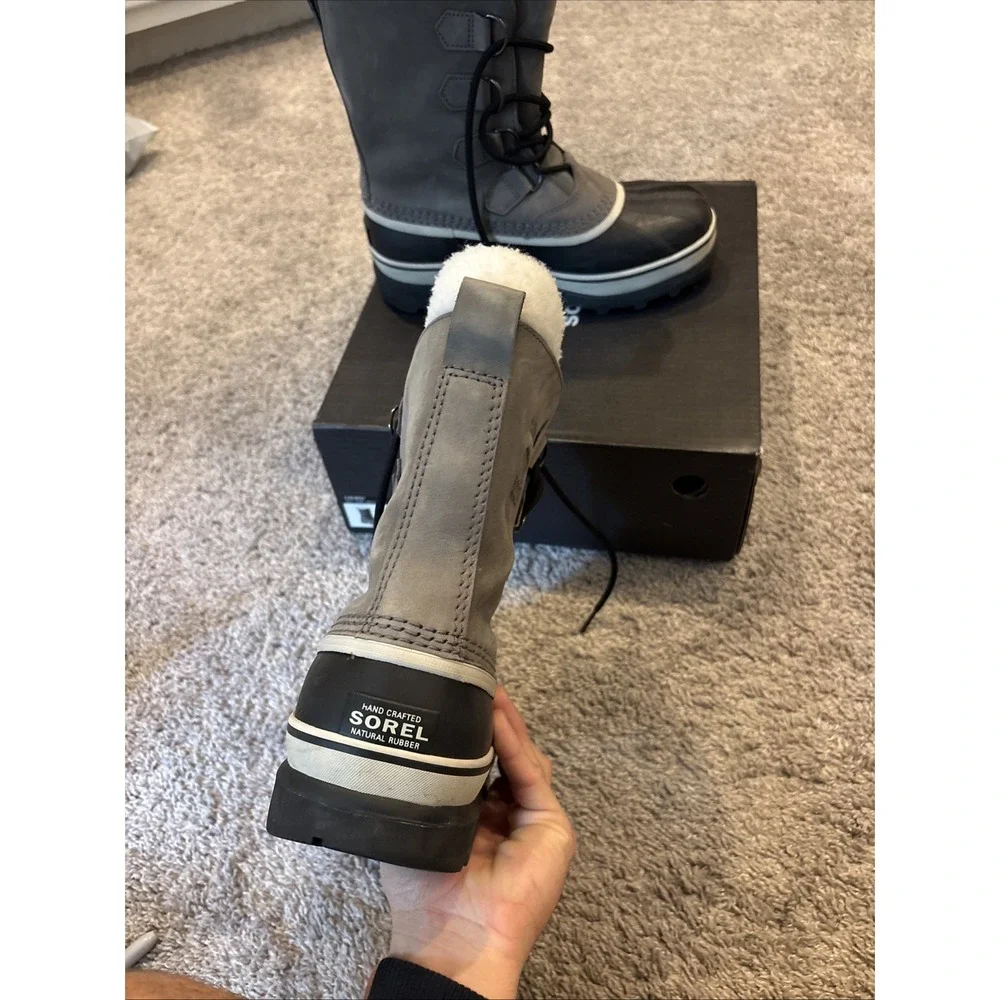 Sorel Caribou Snow Boots Waterproof Lined Women's Sz 8  *WORN ONLY 2x* EUC